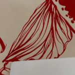 1 poster wall decoration poster wall art vintage red koi poster canvas painting wall art living room office decoration frameless