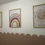 Bohemian Style Rainbow Series Canvas Painting Pink Sun Love Heart Cosy Wall Art Girls Bedroom Trend Decoration Unframed Poster