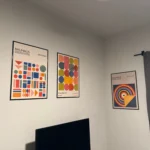 Modernist Bauhaus Geometric Canvas Poster Living Room Wall Art Retro Prints Mid Century Home Decorative Wall Art Painting