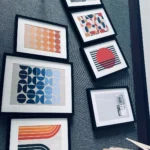 Modernist Bauhaus Geometric Canvas Poster Living Room Wall Art Retro Prints Mid Century Home Decorative Wall Art Painting