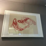 1 poster wall decoration poster wall art vintage red koi poster canvas painting wall art living room office decoration frameless