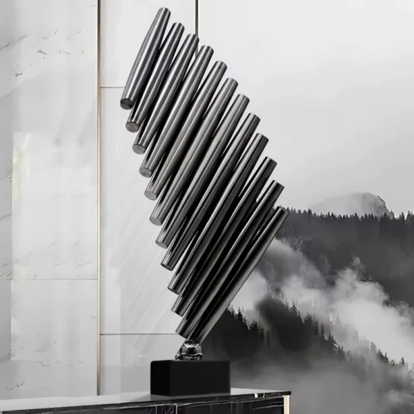 Advanced metal sculpture art decoration ornaments, suitable for living room entrances, hotels, villas