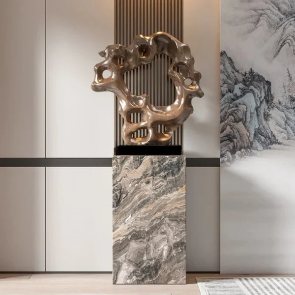 Creative Taihu stone sculpture ornament housewarming new home living room porch cabinet simple abstract handicrafts