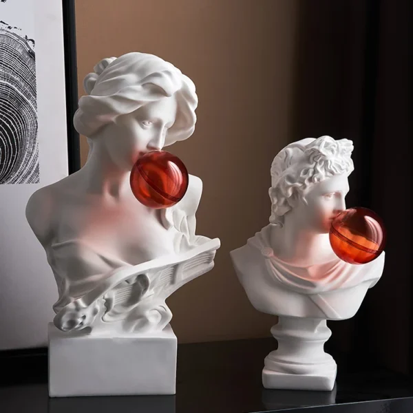 Home Decoration Accessories Living Room Decoration Sculpture Artistic and Creative Plaster Statue Fairy Garden Figurine