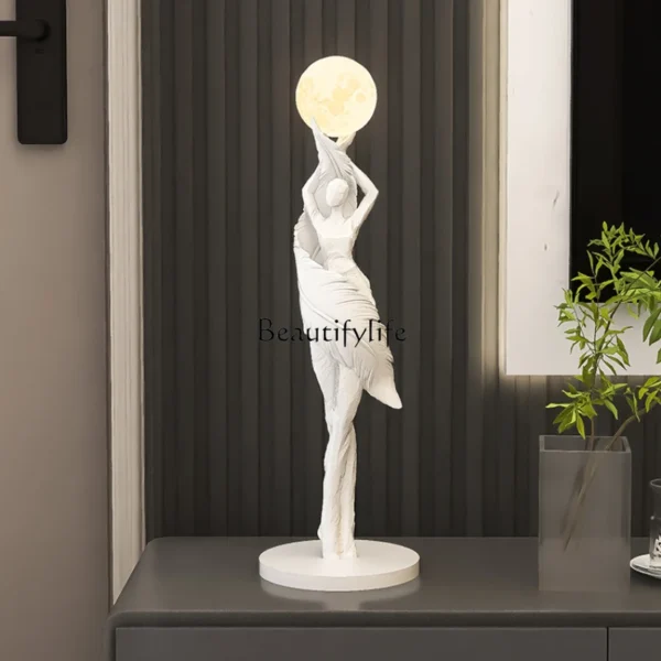 Abstract figure art ornament living room porch crafts sculpture bedroom ornament luminous